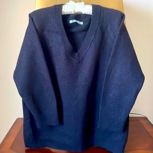 Alexander Wang black oversized sweater wool+cashmere